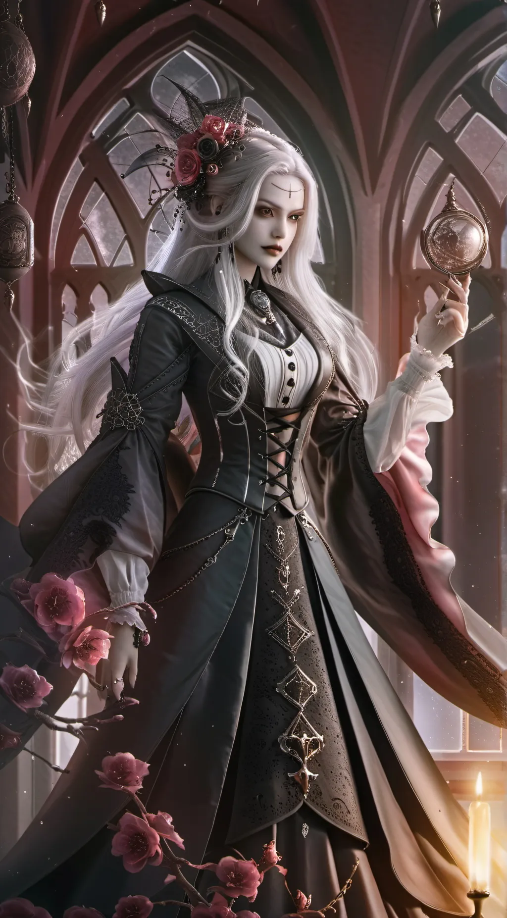 ai character: ava  background