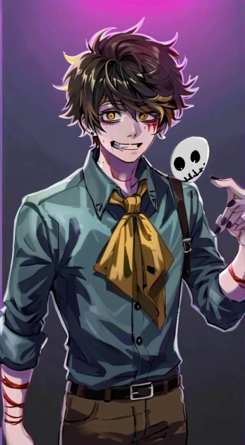 ai character: Michael Afton. background