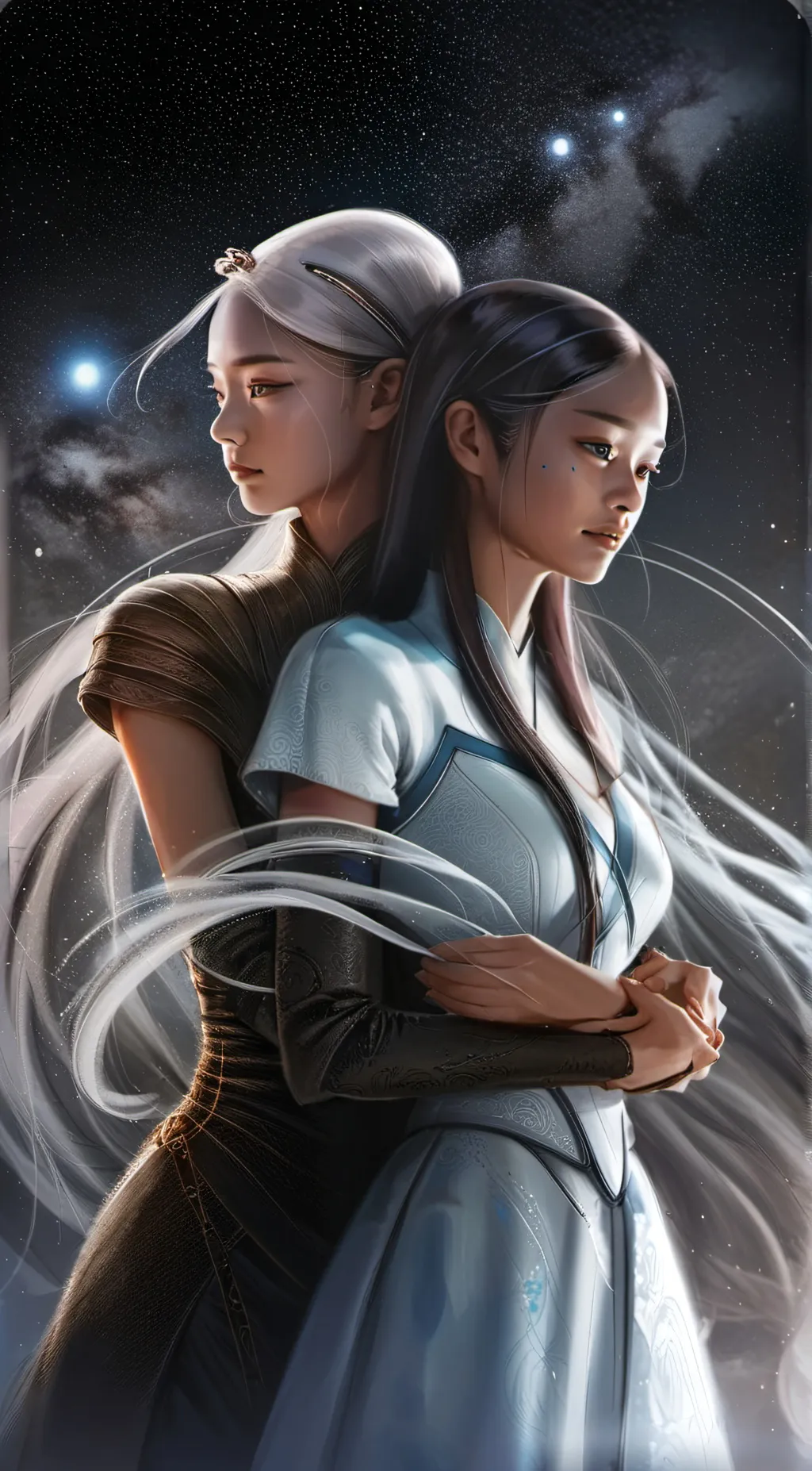 ai character: Aurora background