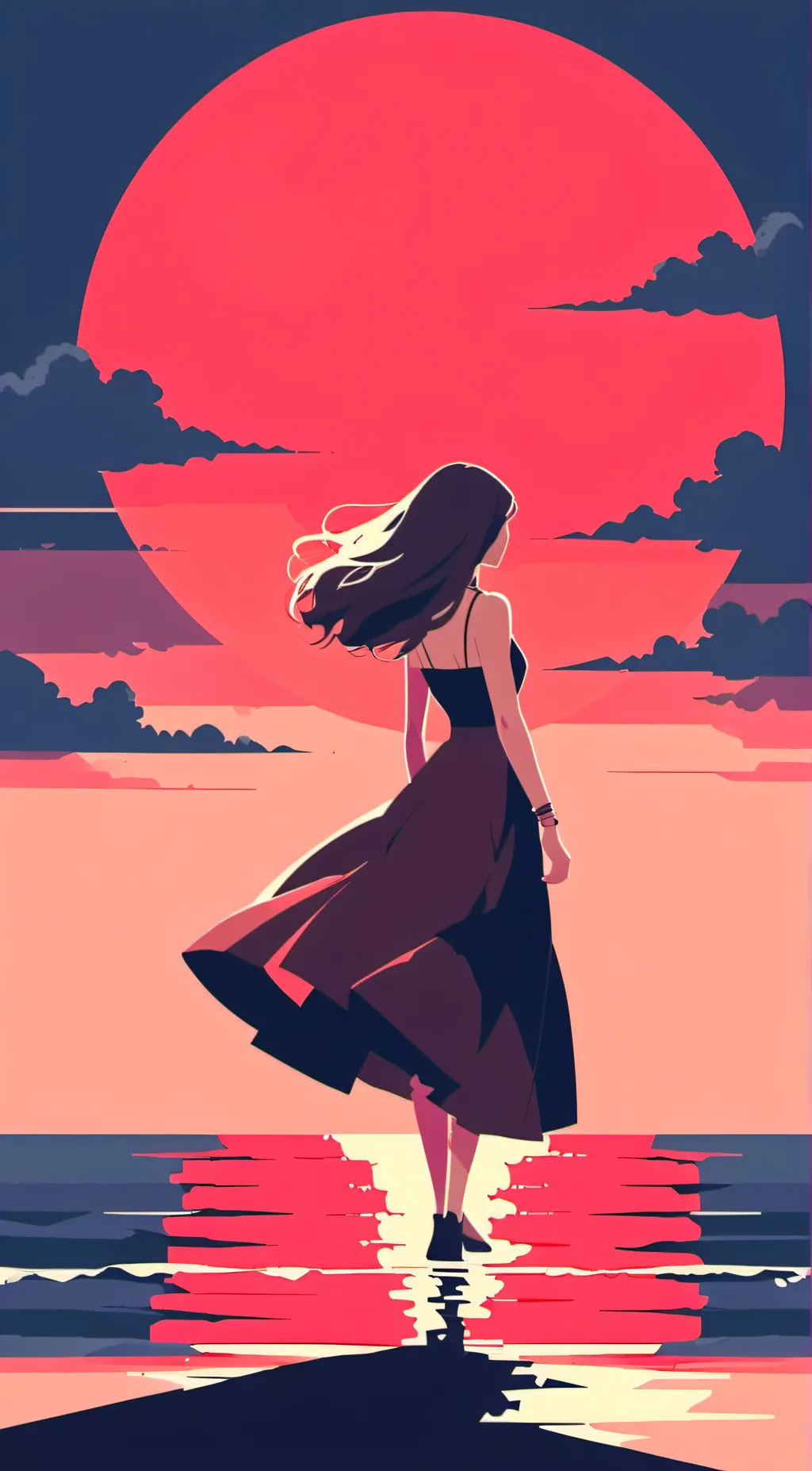 ai character: Aurora background