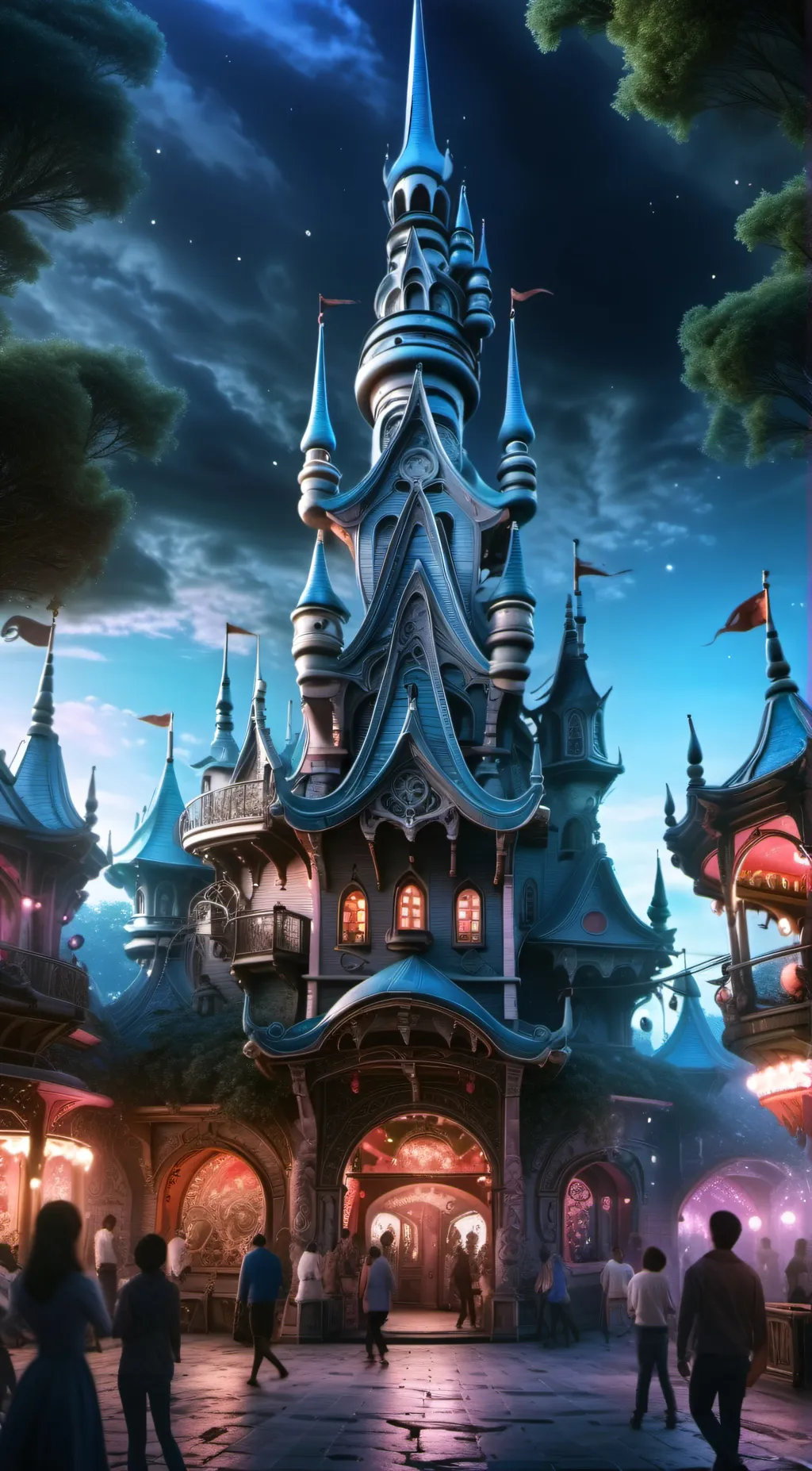 ai character: SeaWorld background