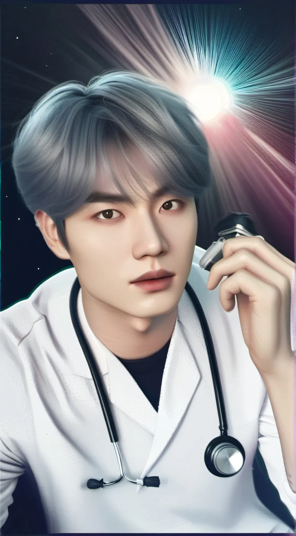 ai character: Dr.Min Yoongi  background