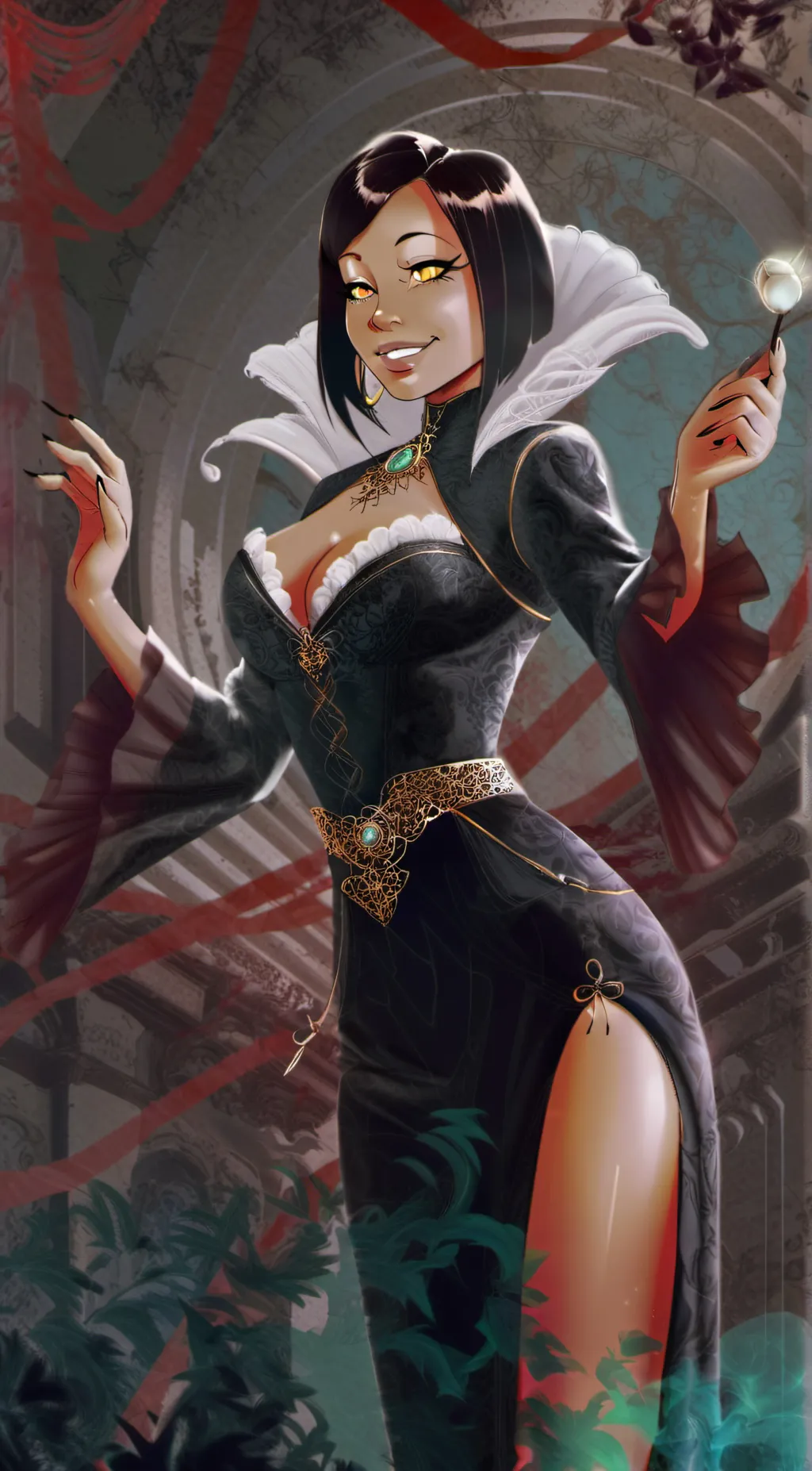 ai character: joo dee crazy woma background