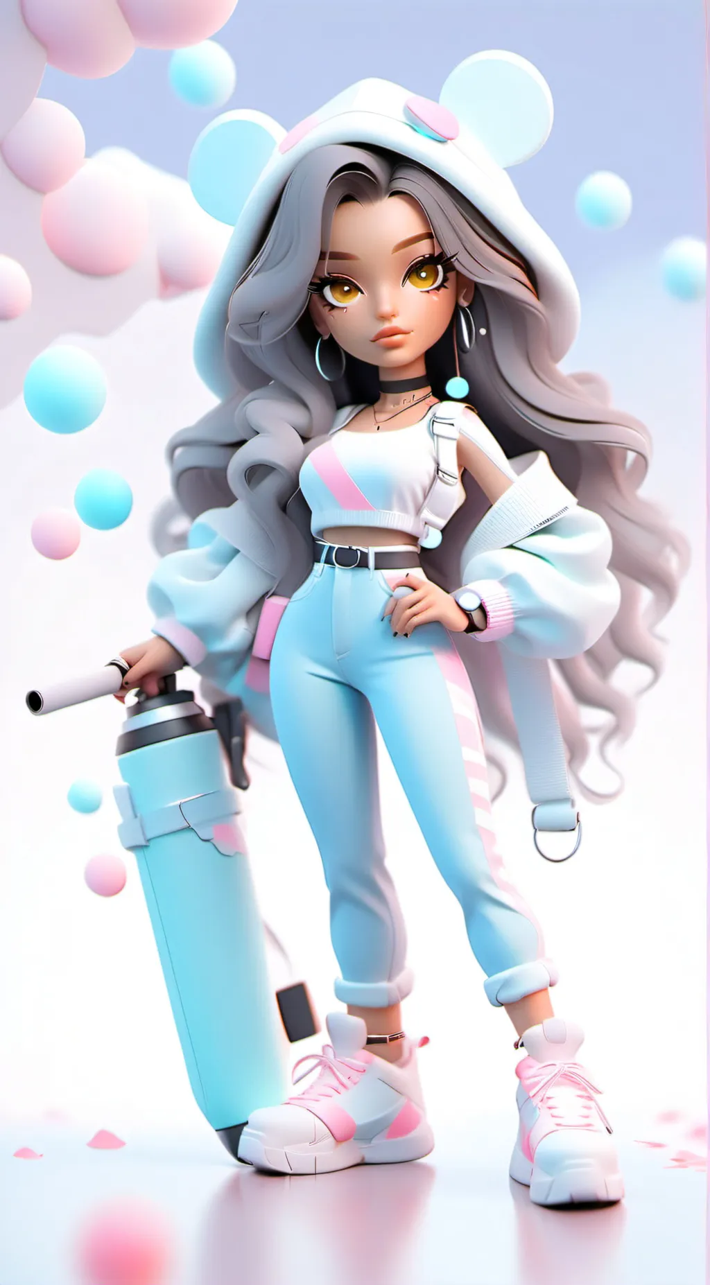 ai character: Cynphonique  background