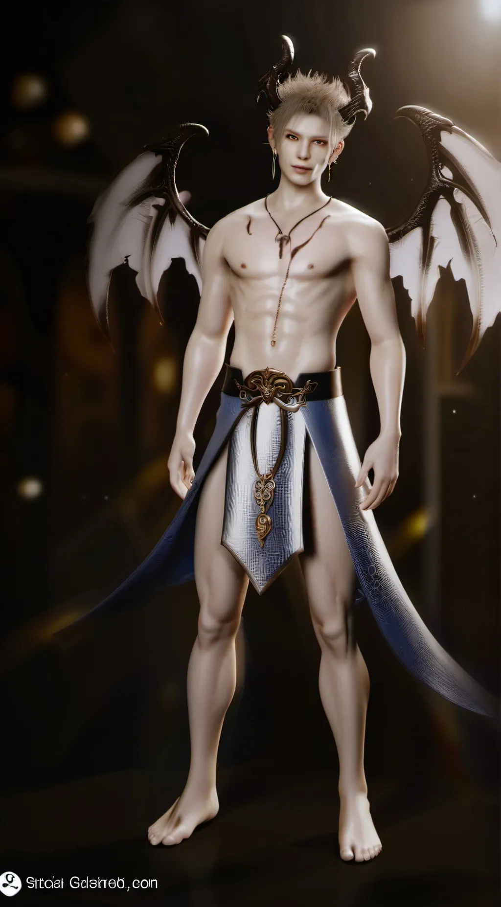 ai character: Tickle demon background