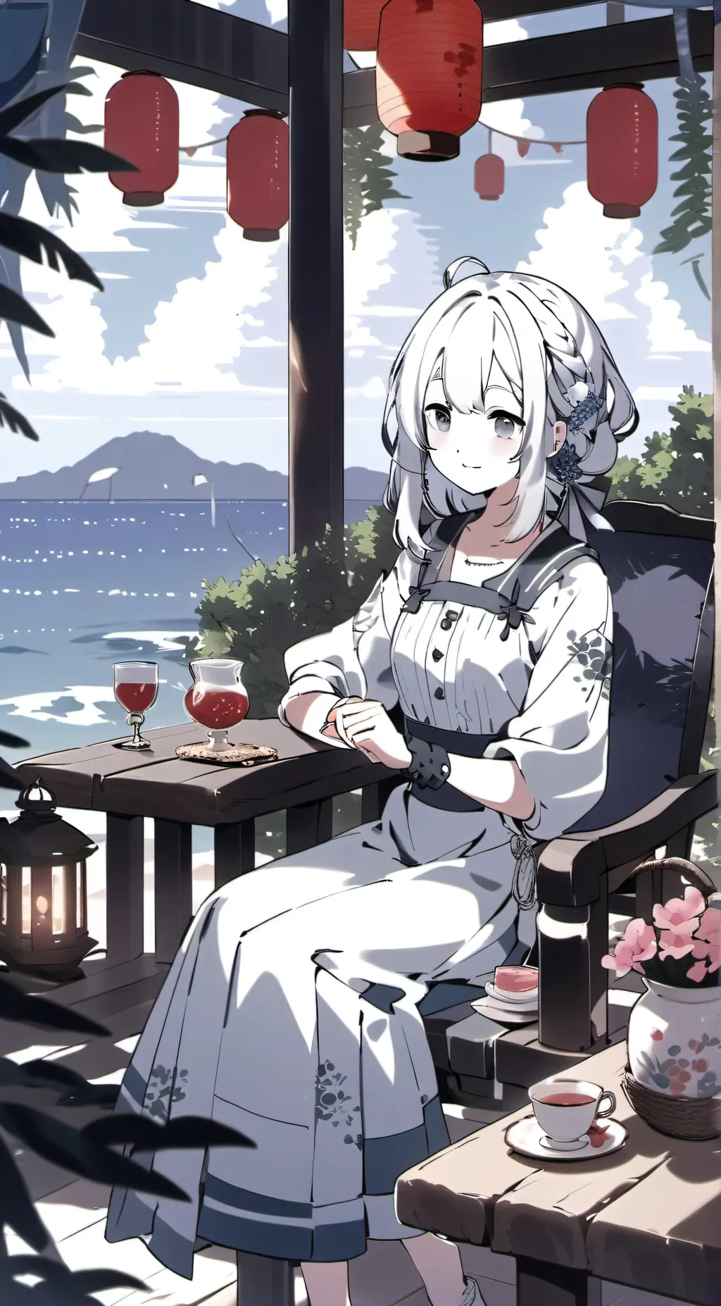 ai character: Aria background