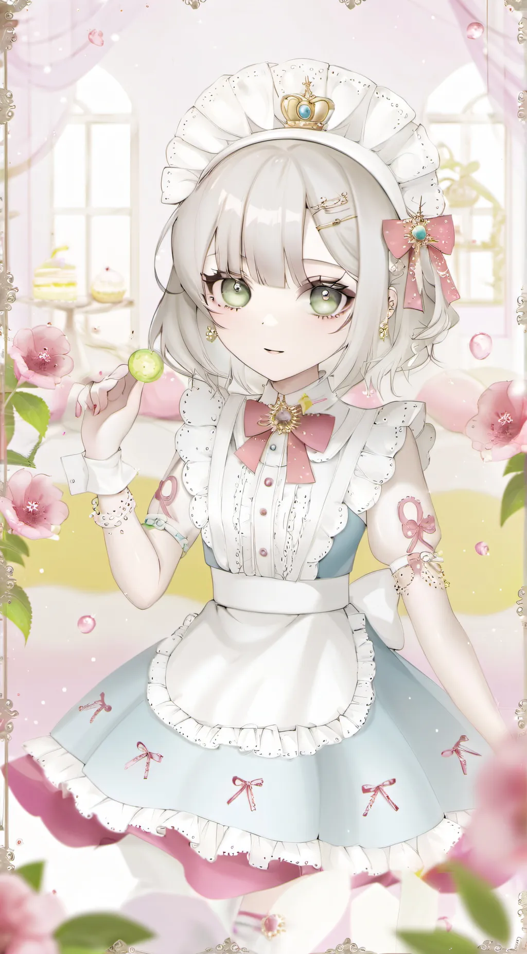 ai character: bella  background