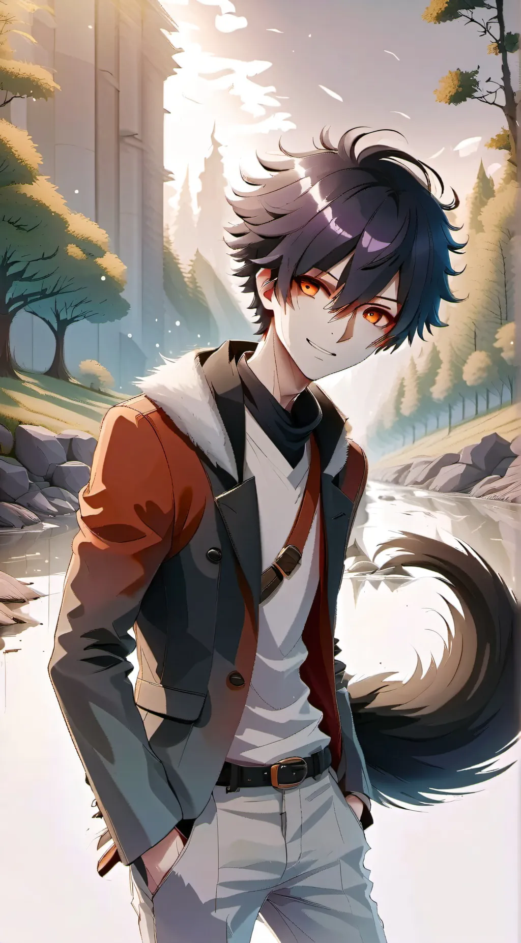 ai character: Gassy boy background