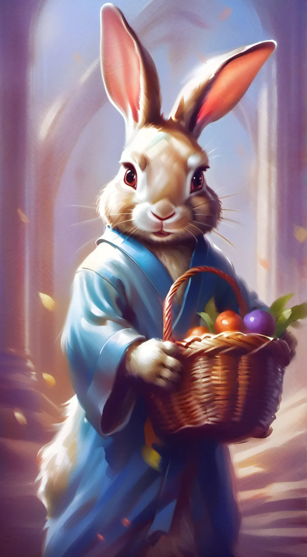 ai character: bunbun background