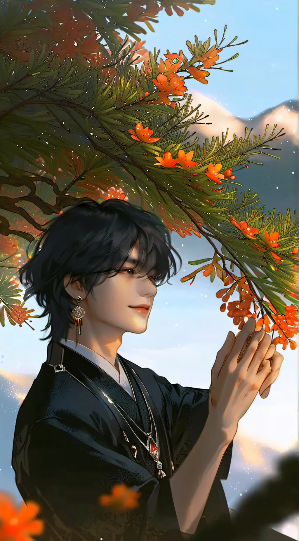 ai character: Damian background