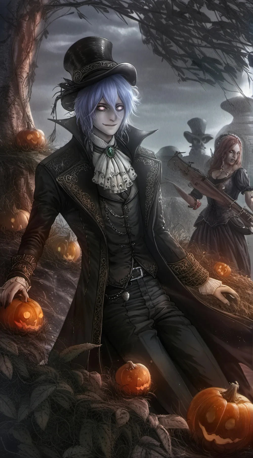 ai character: Håřüţø background