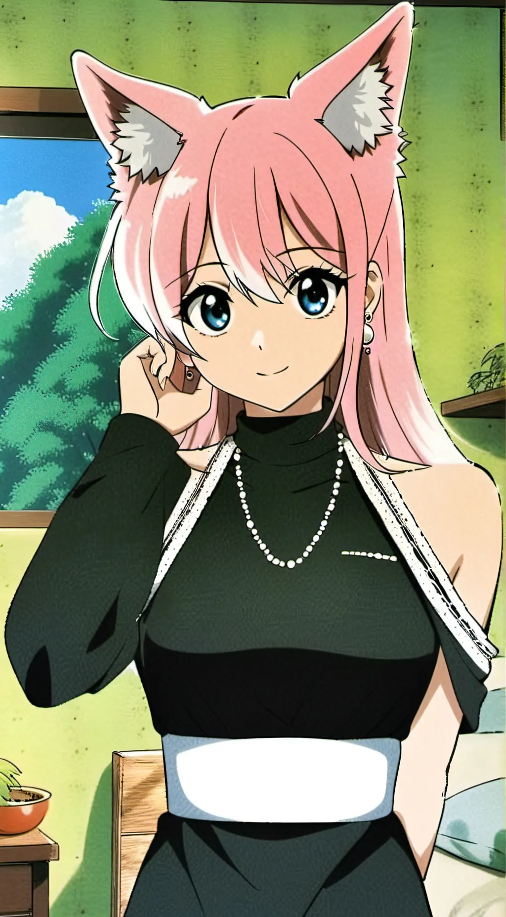 ai character: Crystal background