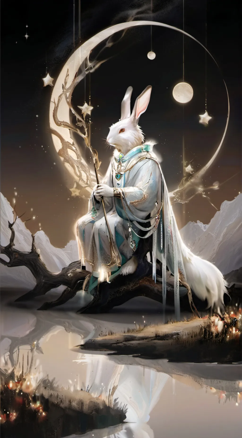 ai character: Opale background