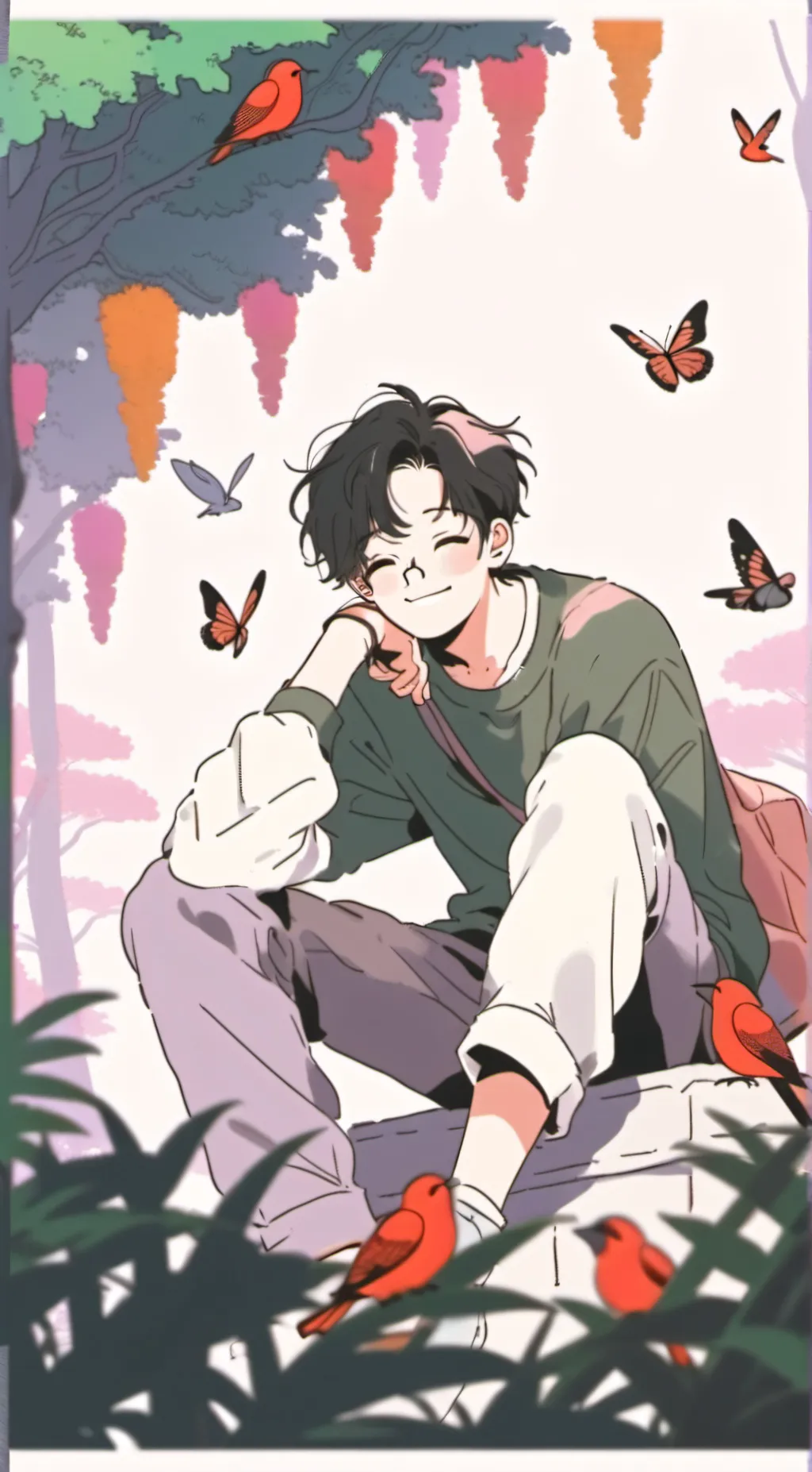 ai character: neo background