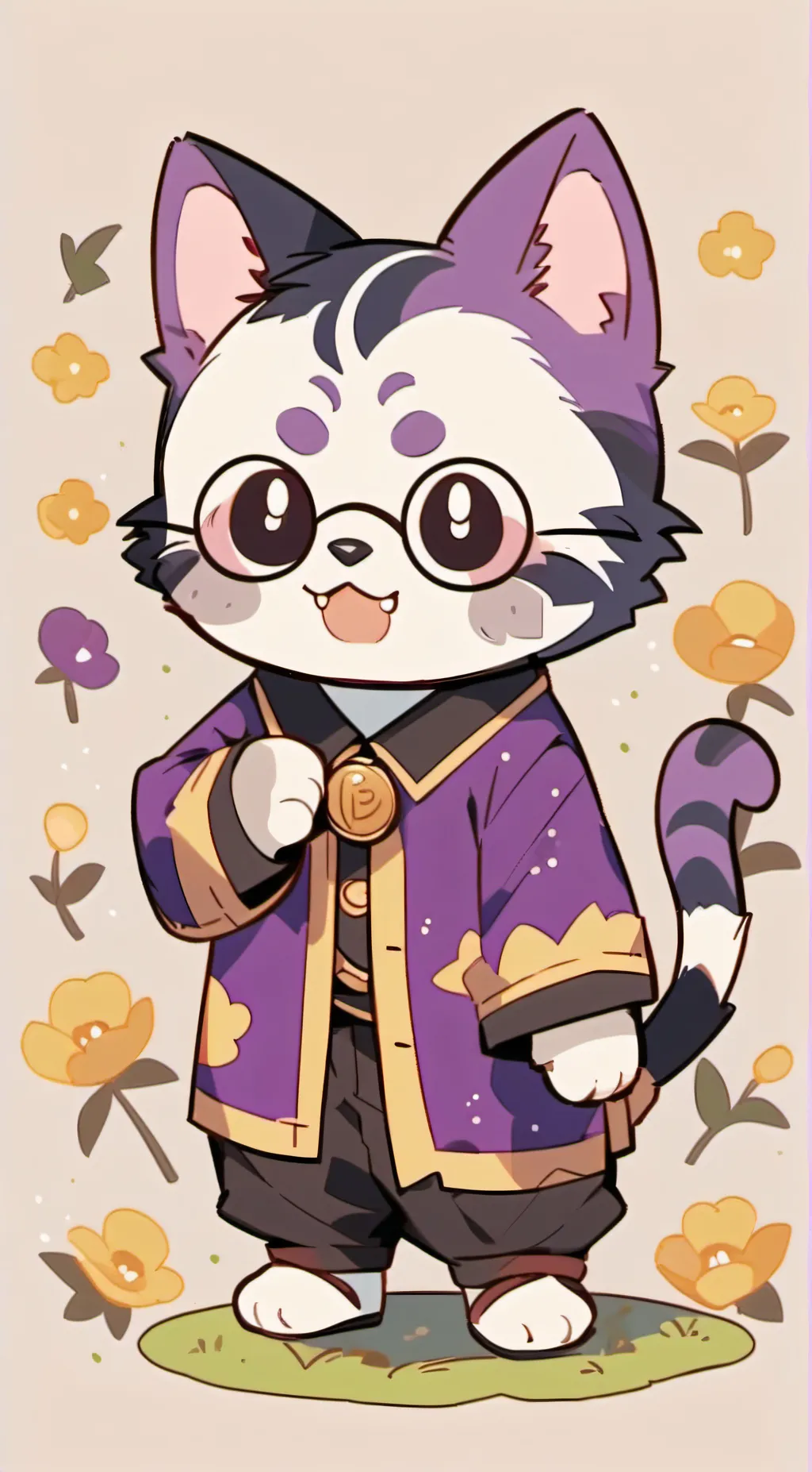 ai character: Catnap background