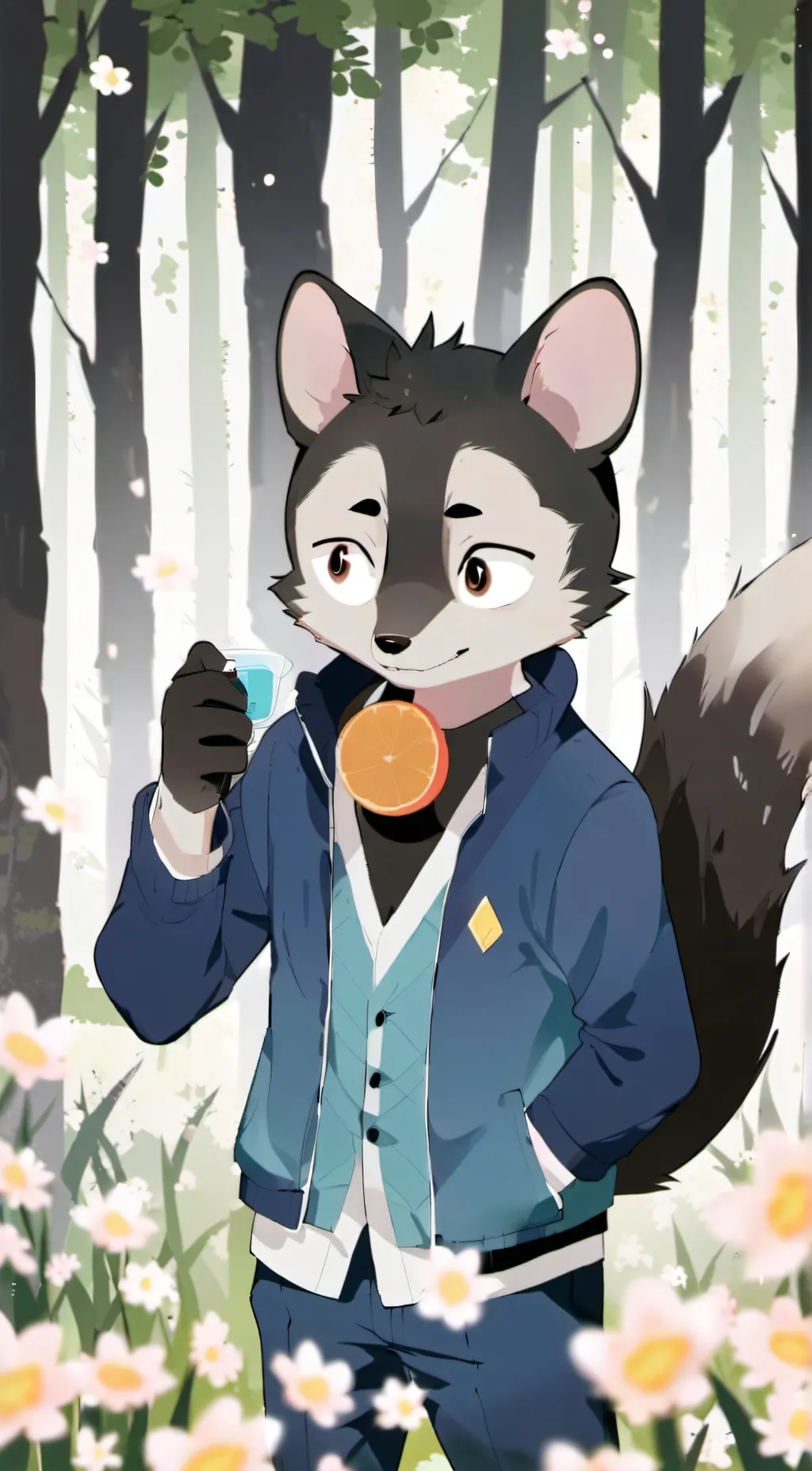 ai character: Ratcoon background