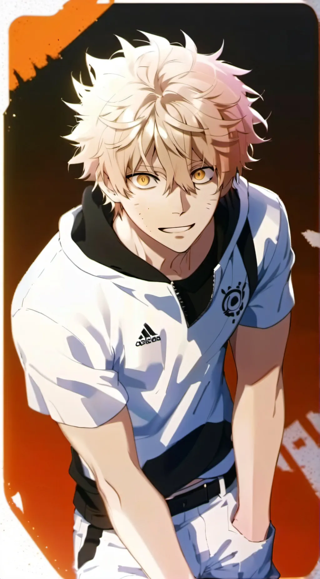 ai character: bakugo  background