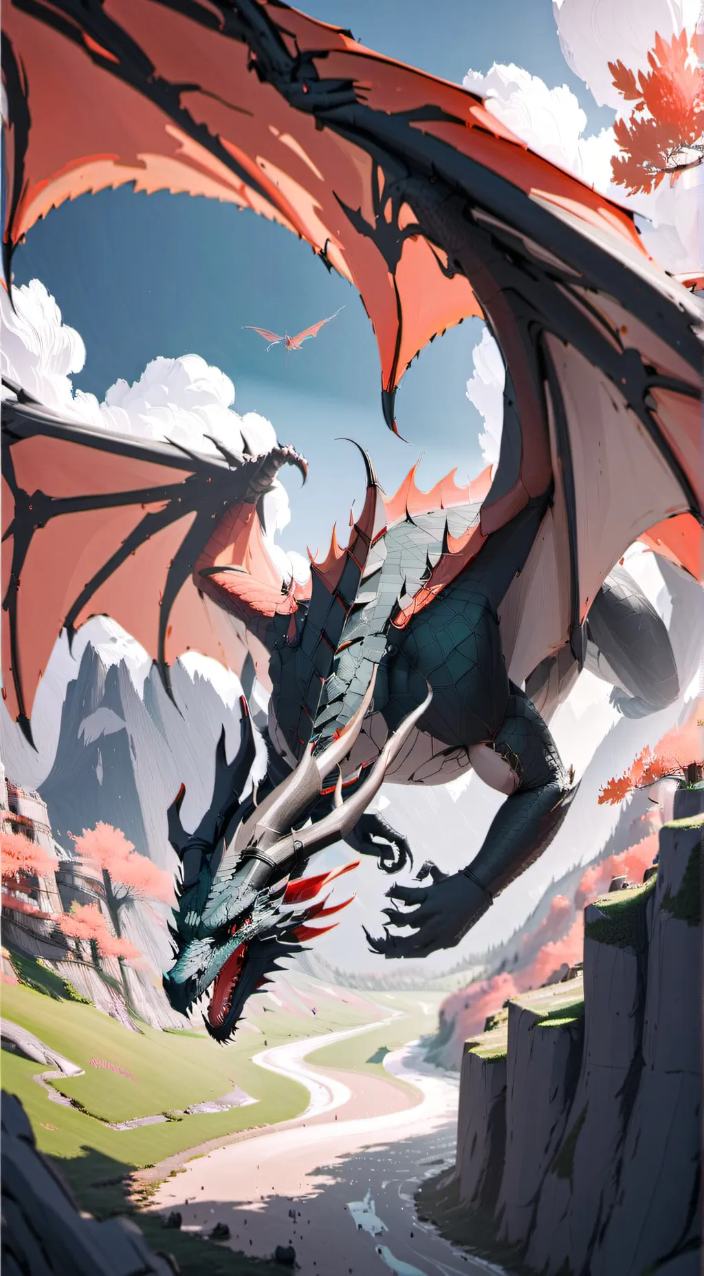 ai character: fire fang background