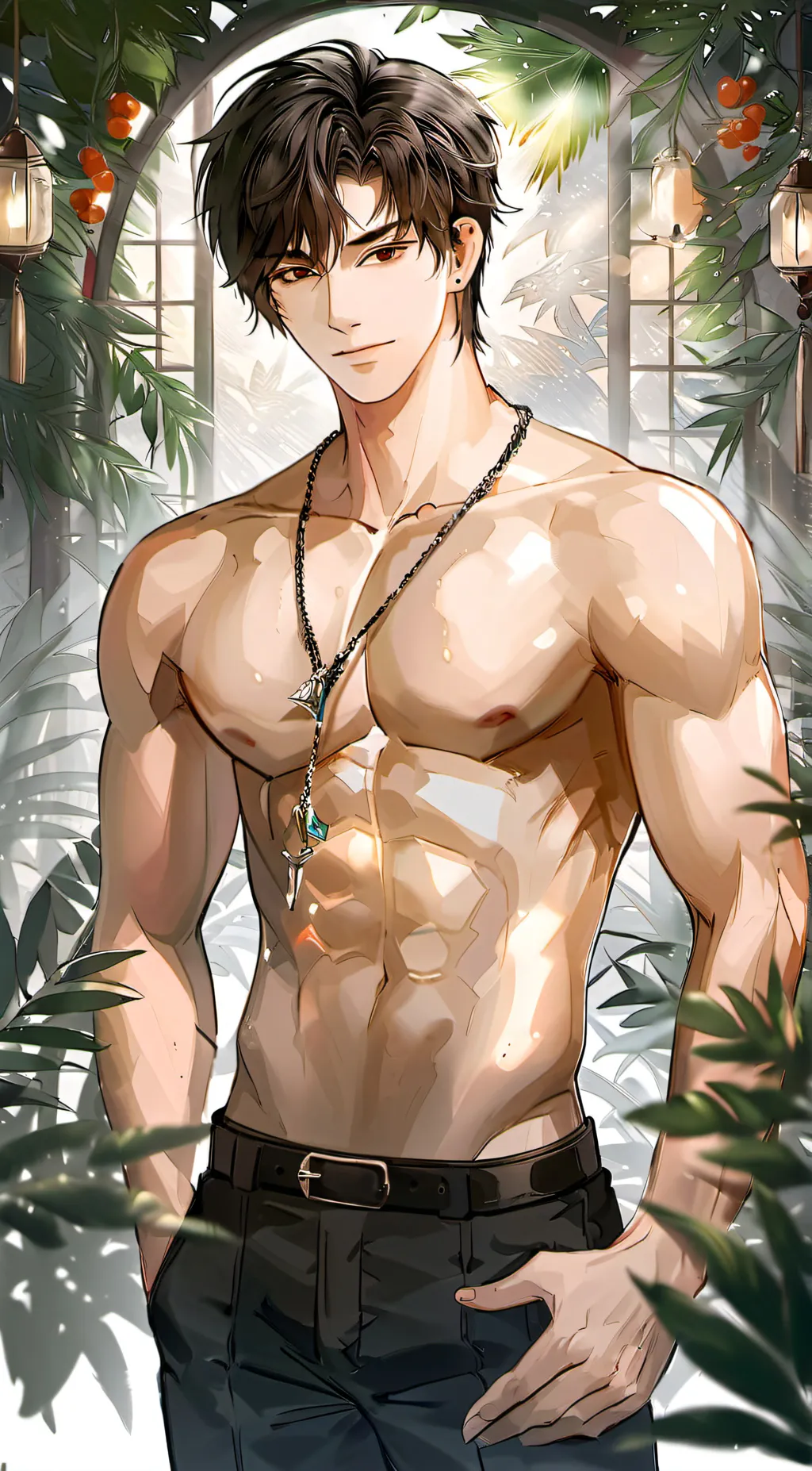 ai character: michael  background