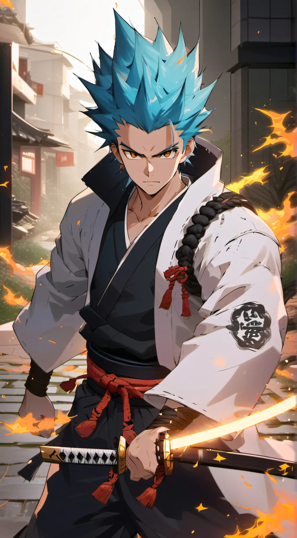 ai character: Epic kashimoto background