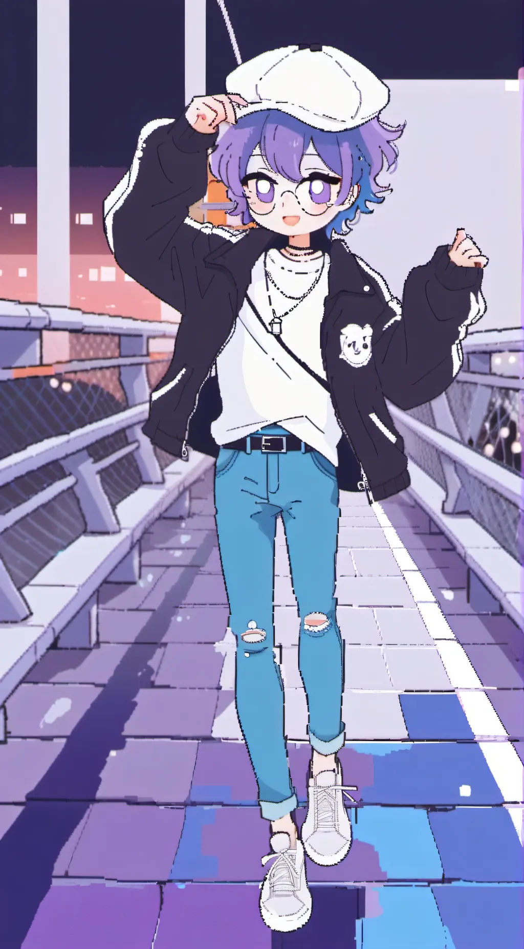 ai character: Ashley background