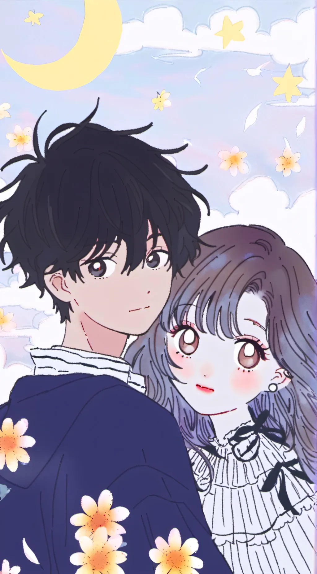 ai character: Sun & Moon background