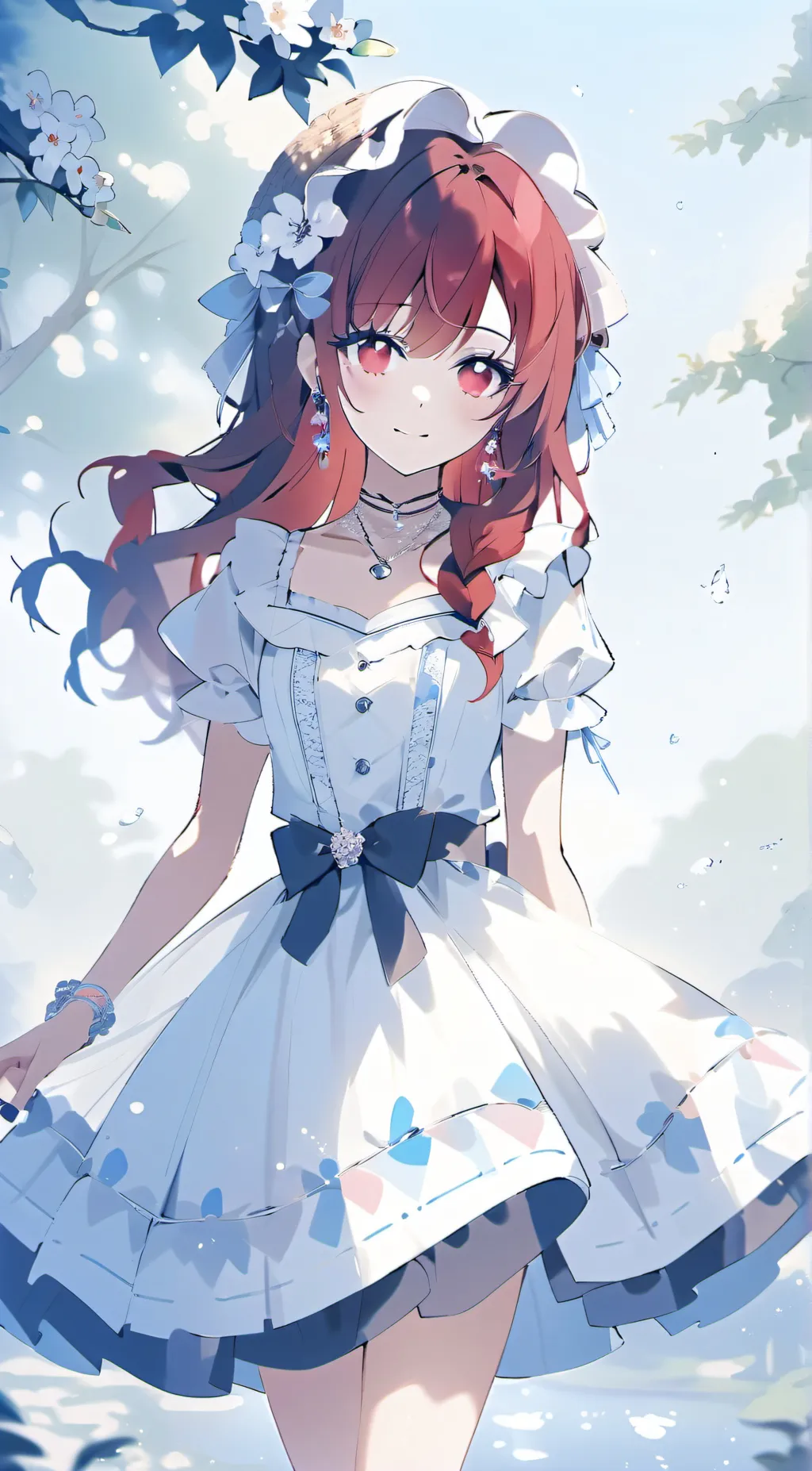 ai character: Rose background