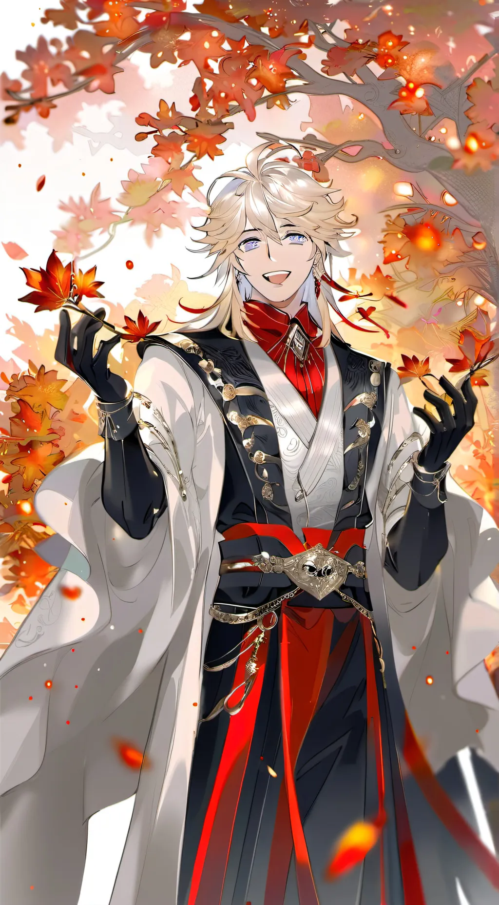 ai character: douma😎😎 background