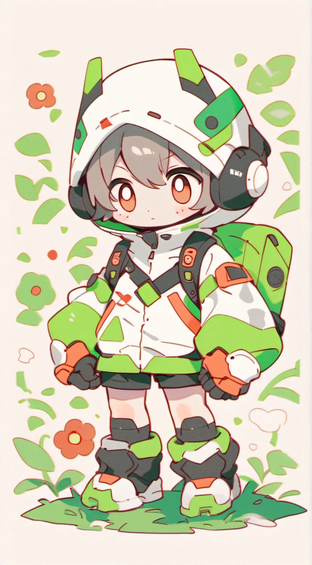 ai character: Repeating Robot background