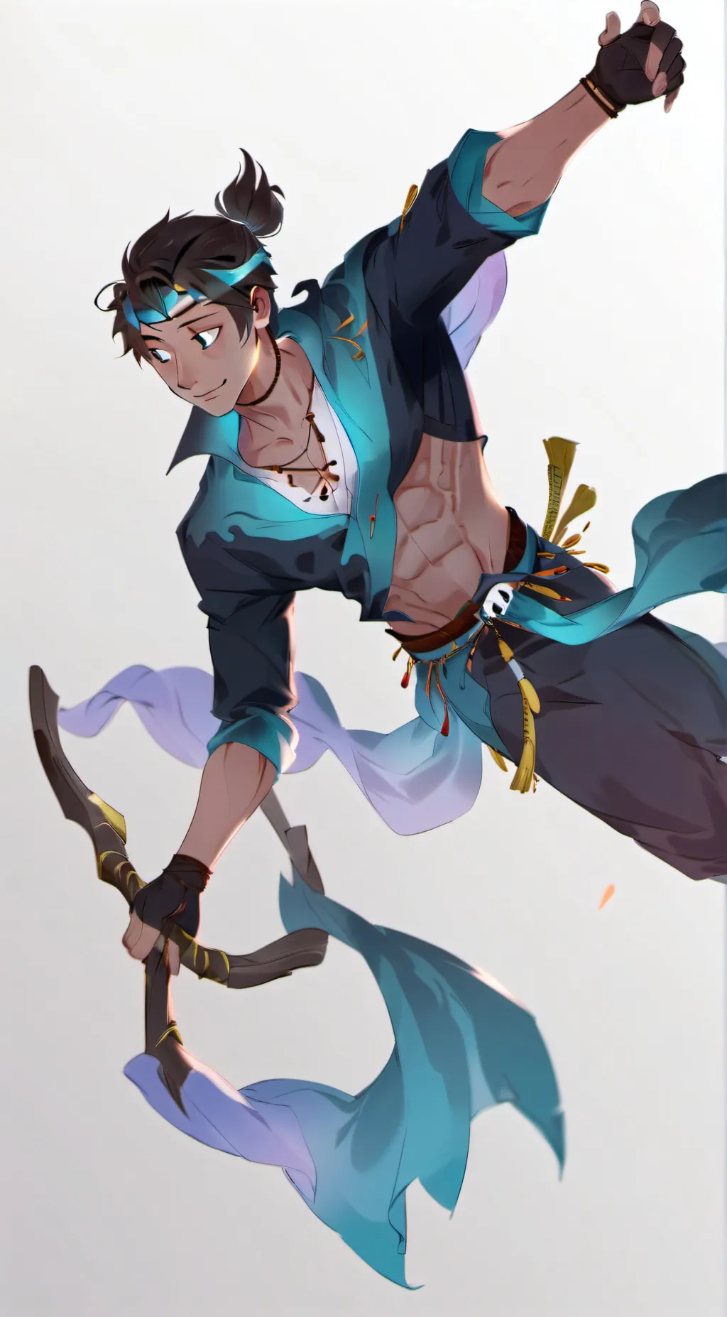 ai character: pierce background