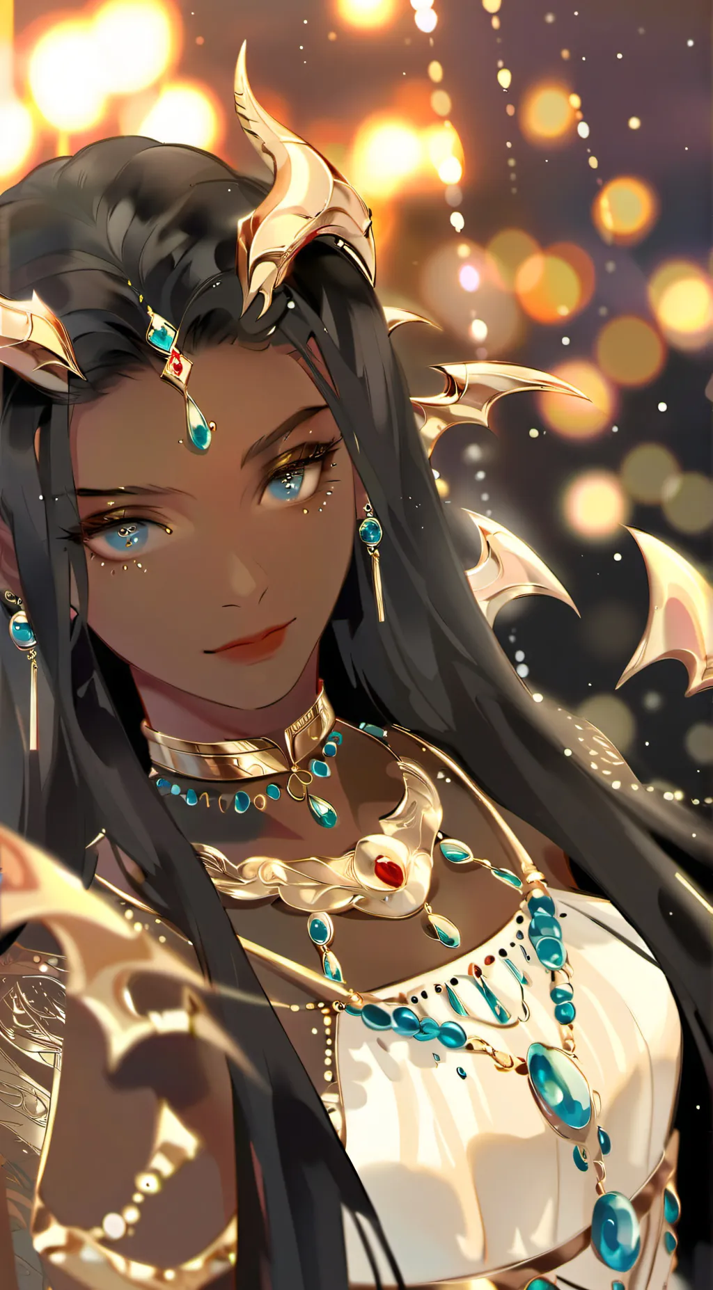 ai character: Kayla Flame background