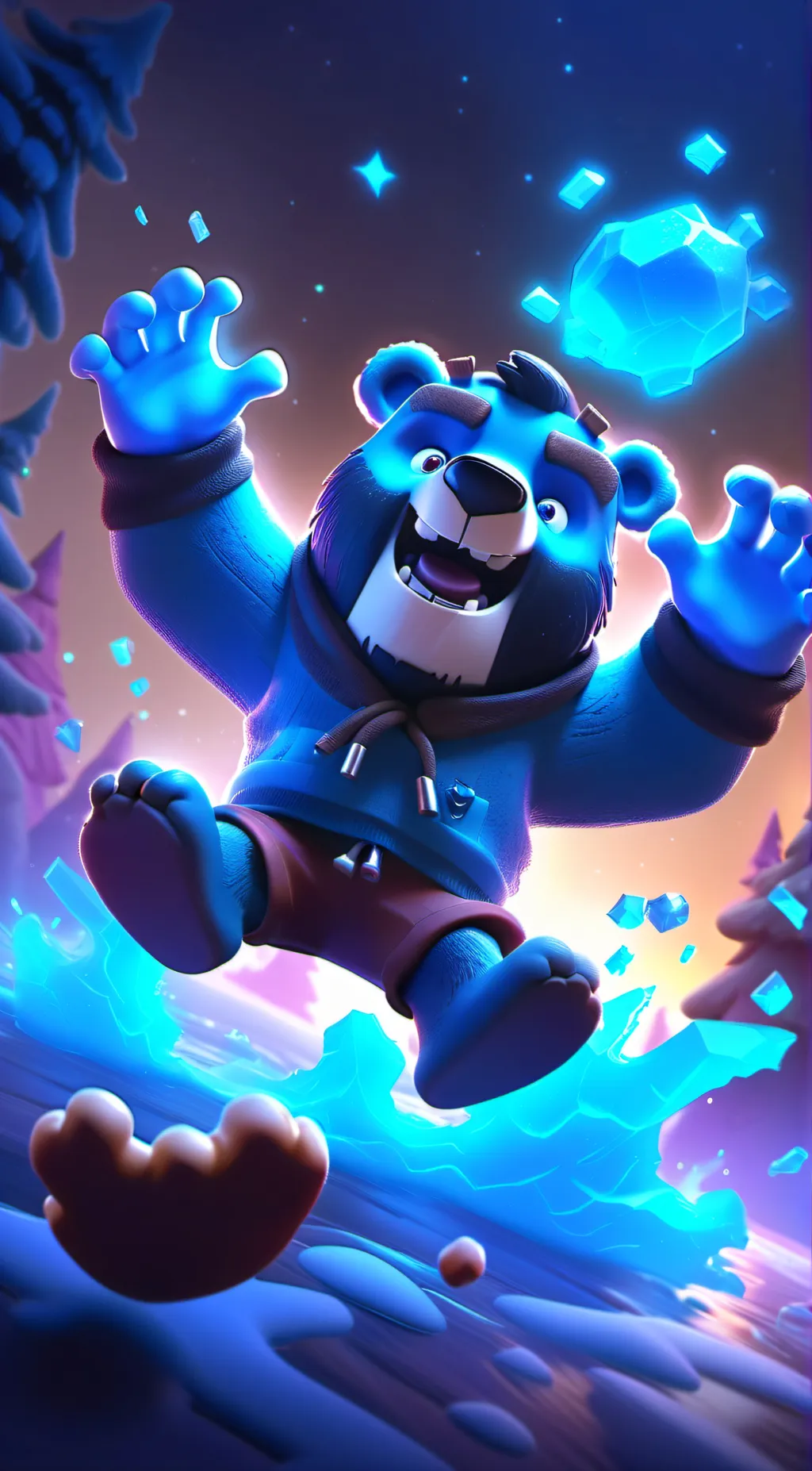 ai character: The bear background