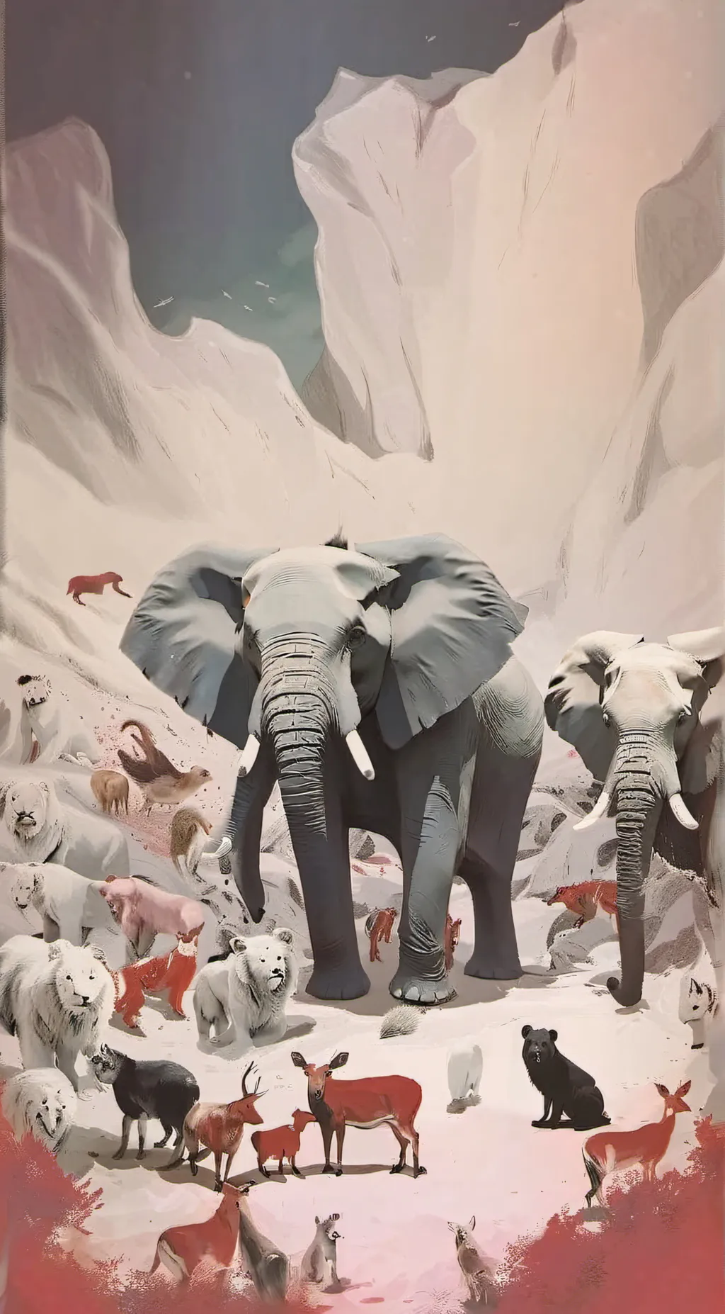 ai character: zoo background