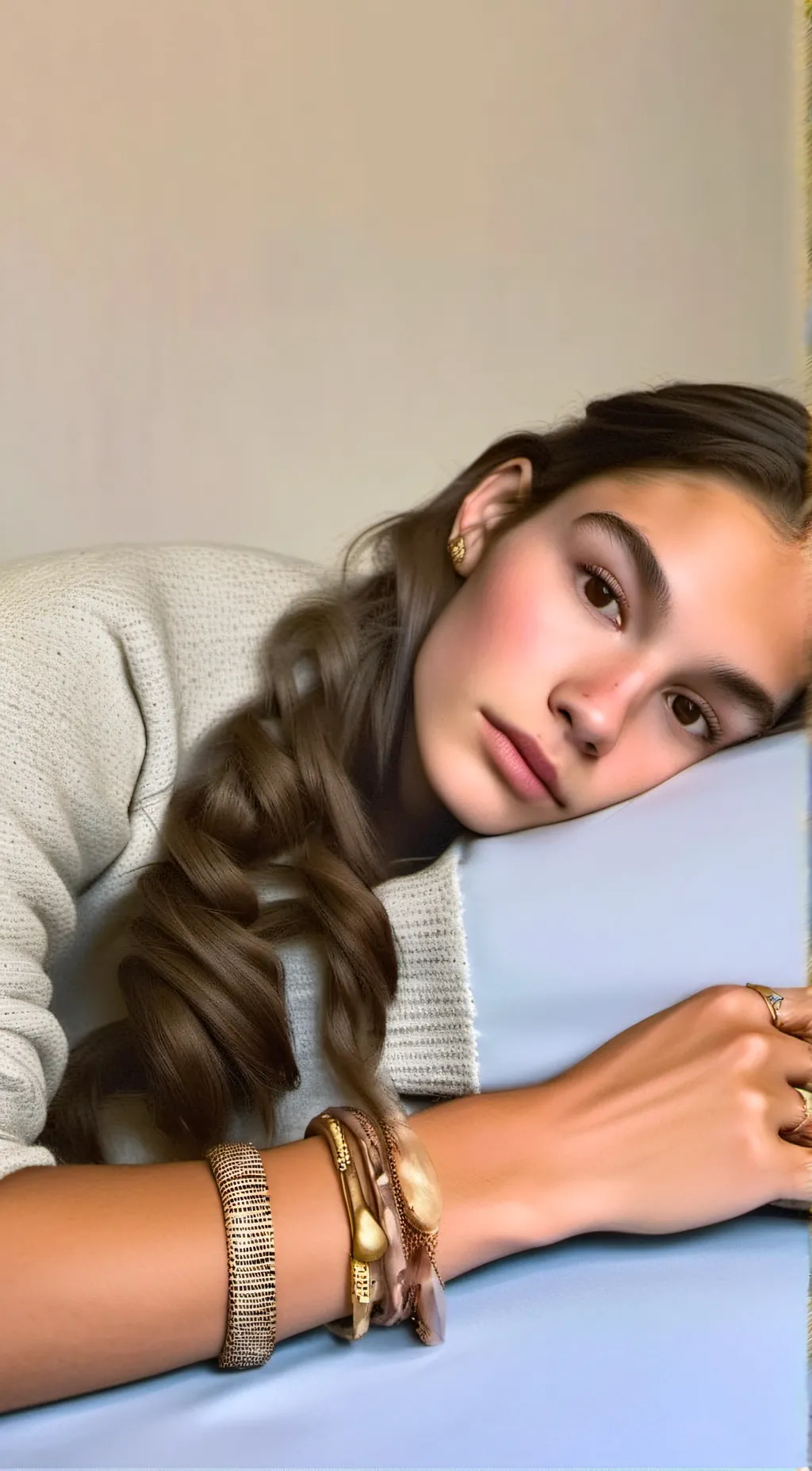 ai character: Audrey  background