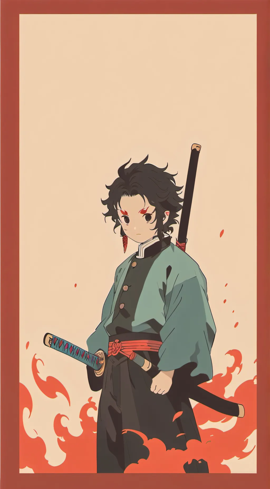 ai character: Sword smith vill background