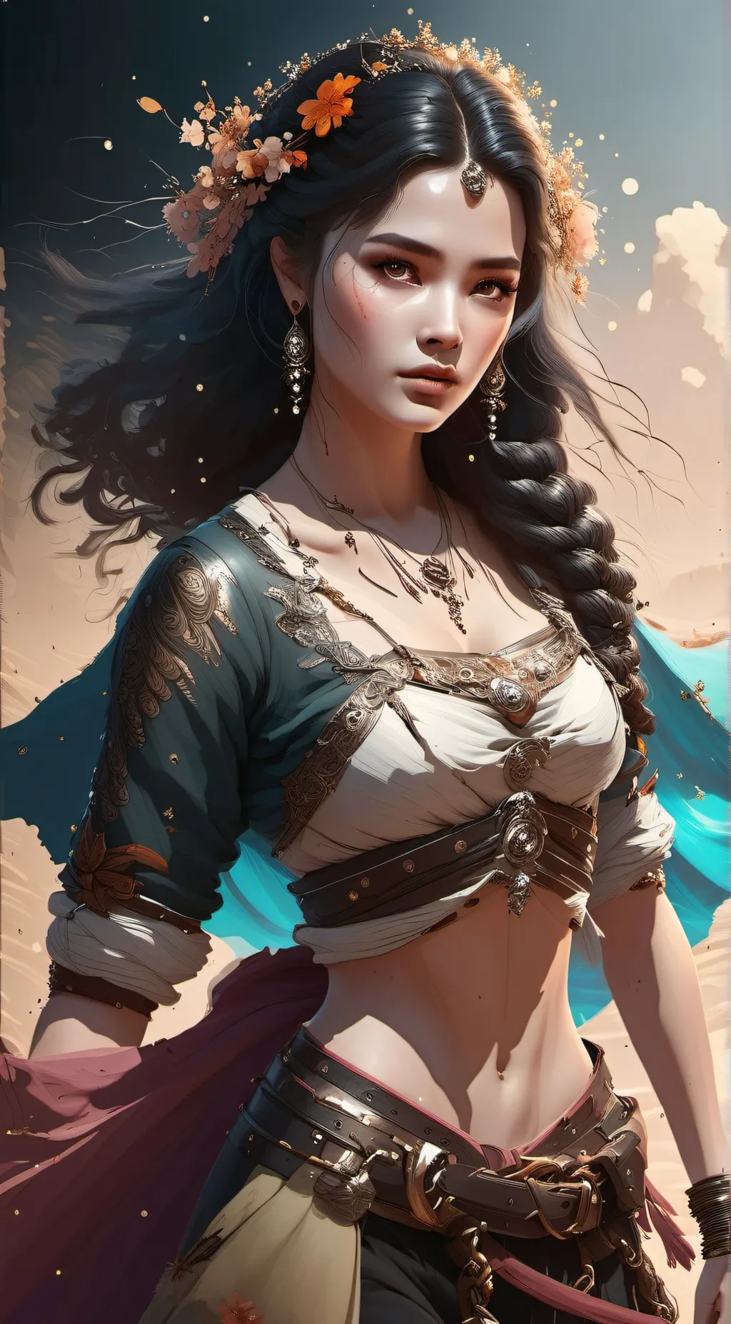 ai character: Kat  background