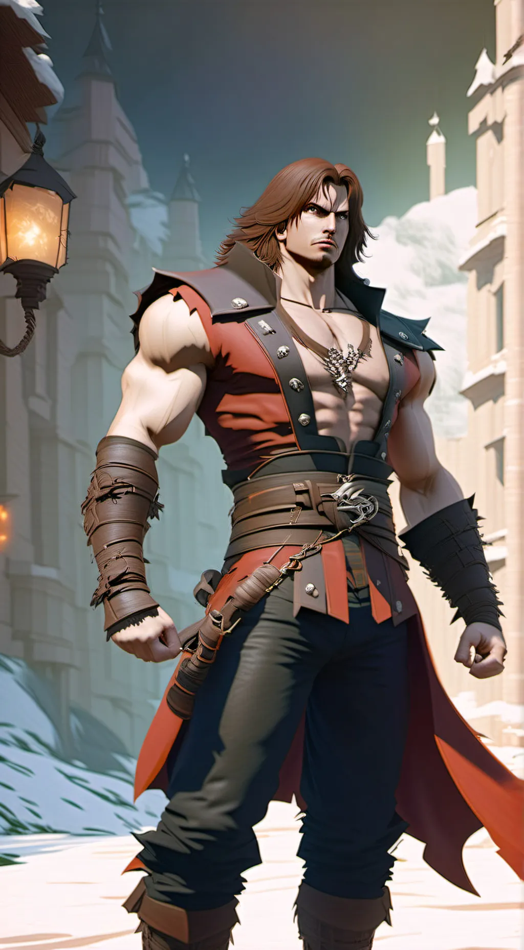 ai character: Simon Belmont background