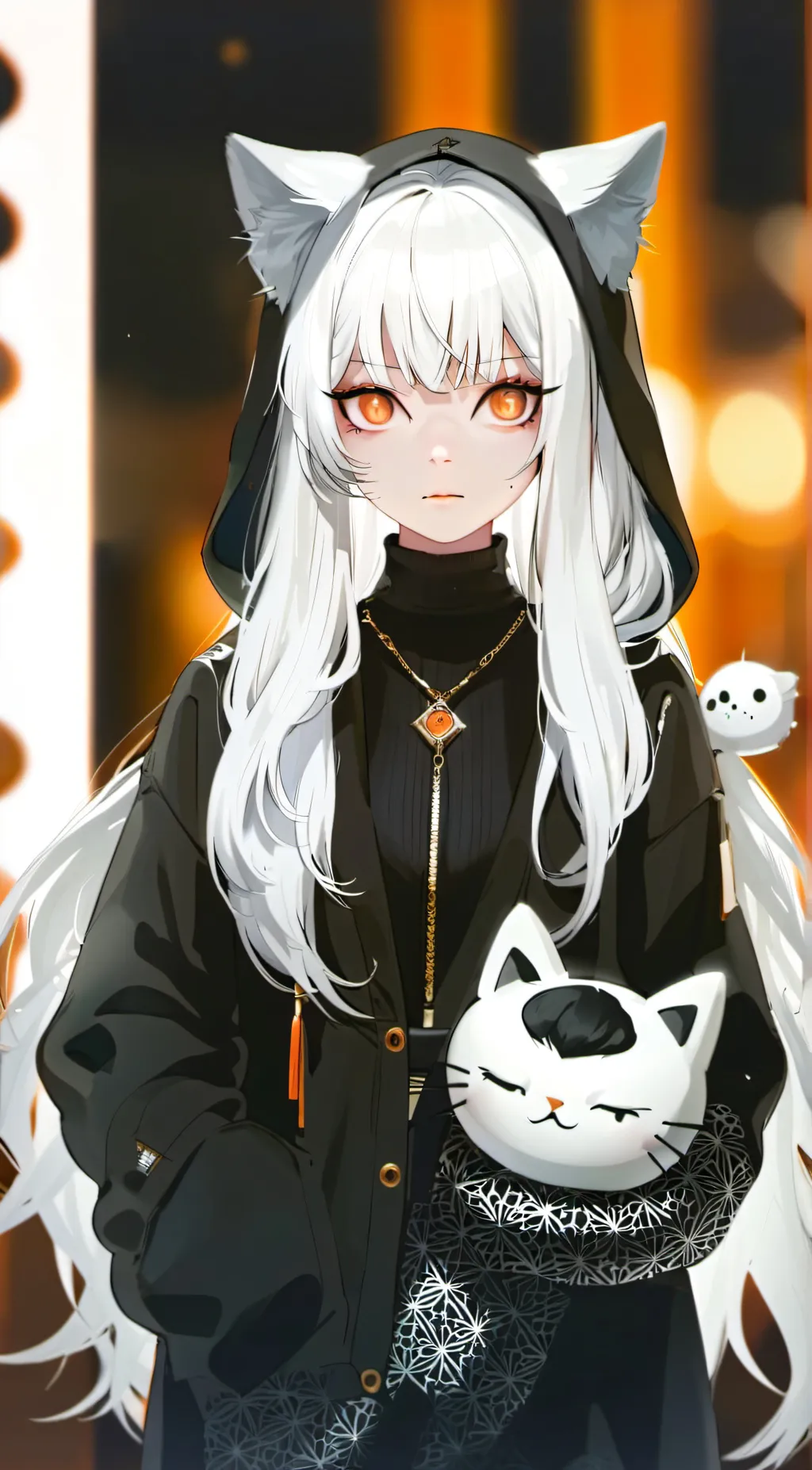 ai character: Kat background
