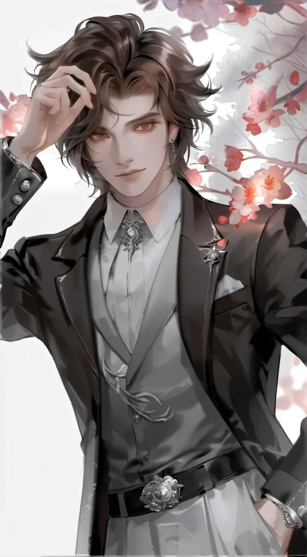 ai character: 😏😏 background