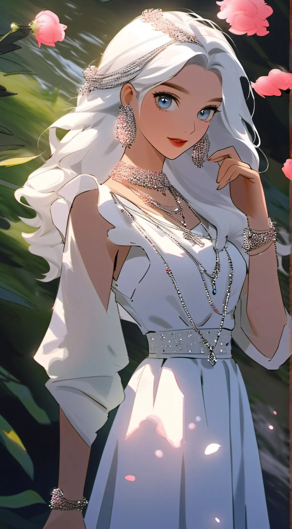 ai character: Crystal background