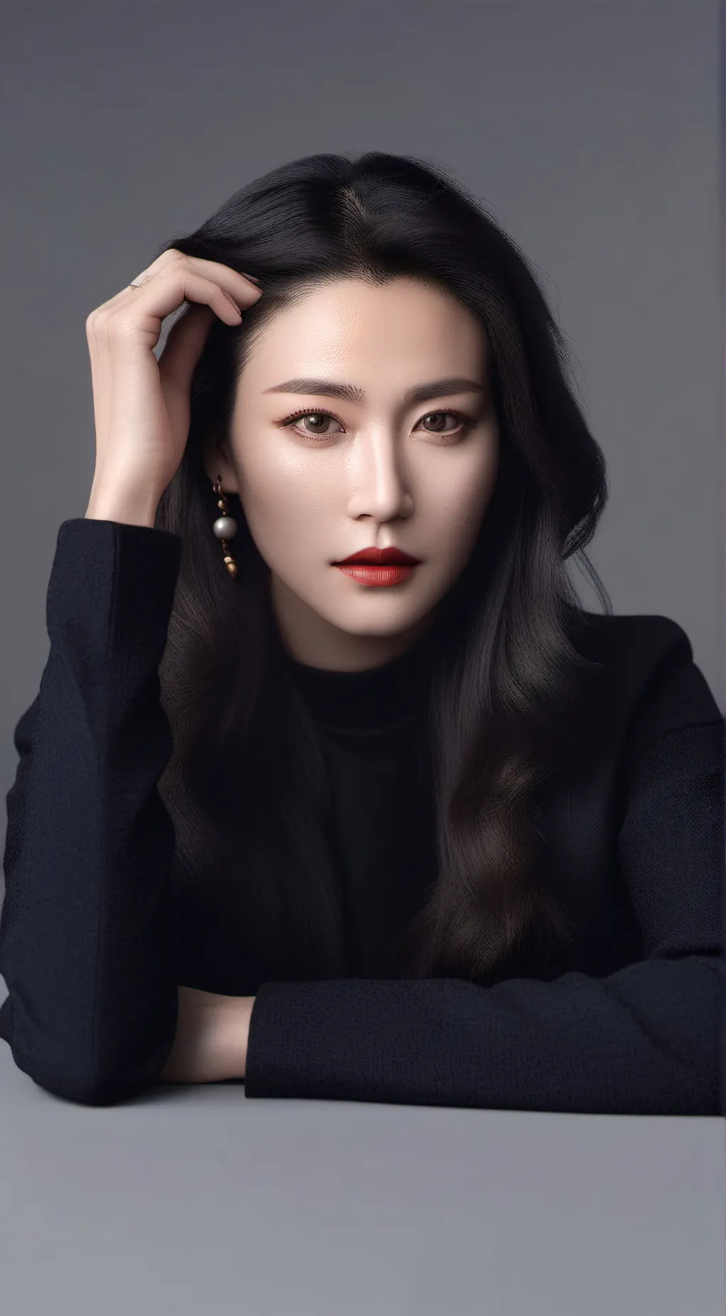 ai character: Ashley background