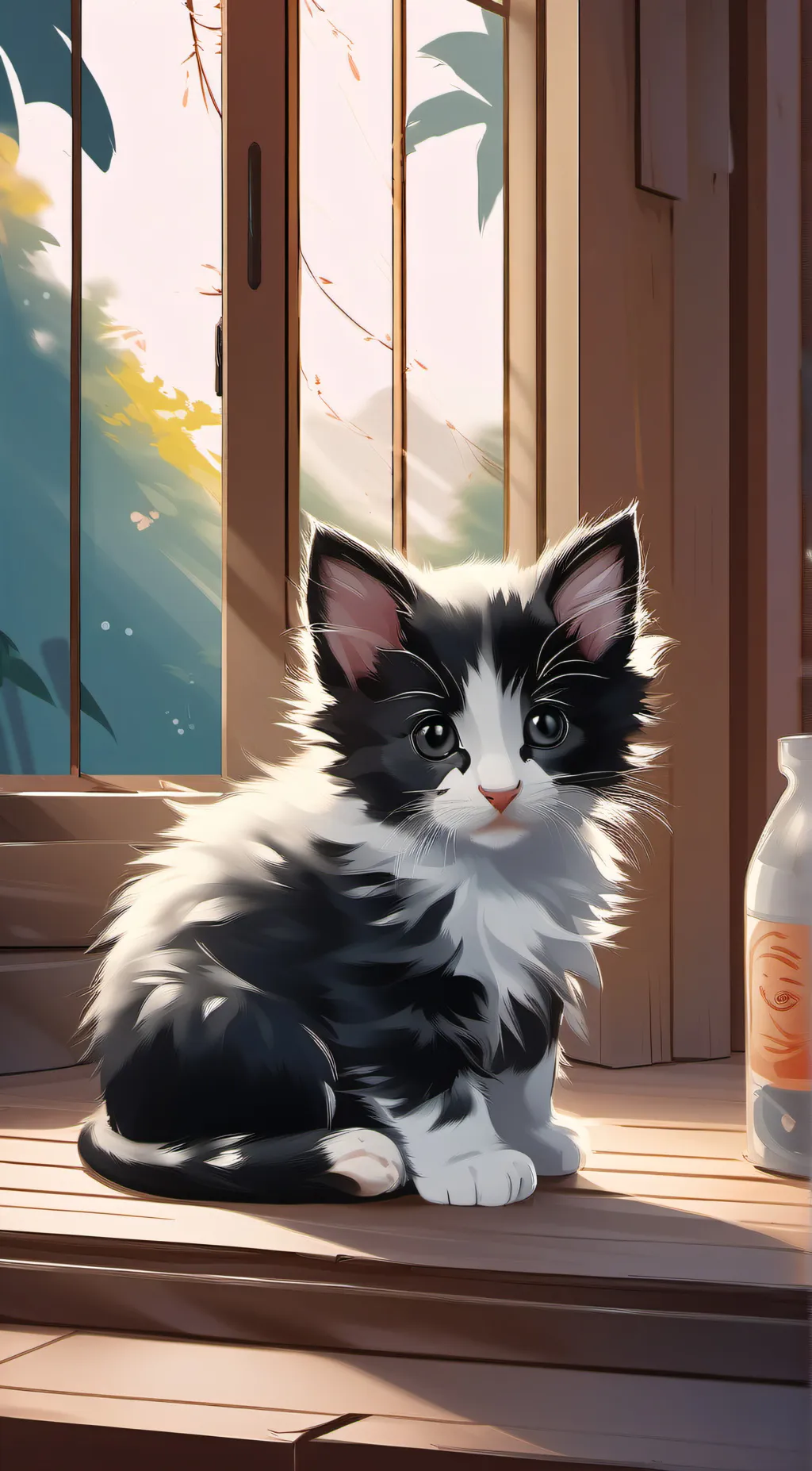 ai character: mouse the cat background