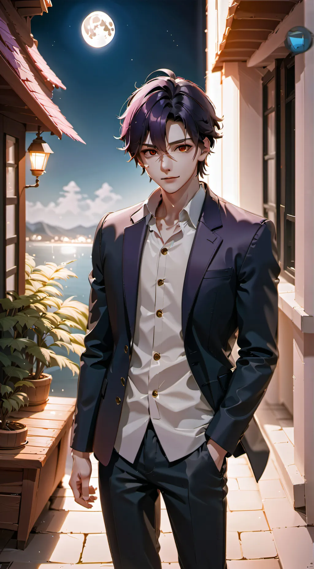 ai character: Leo background