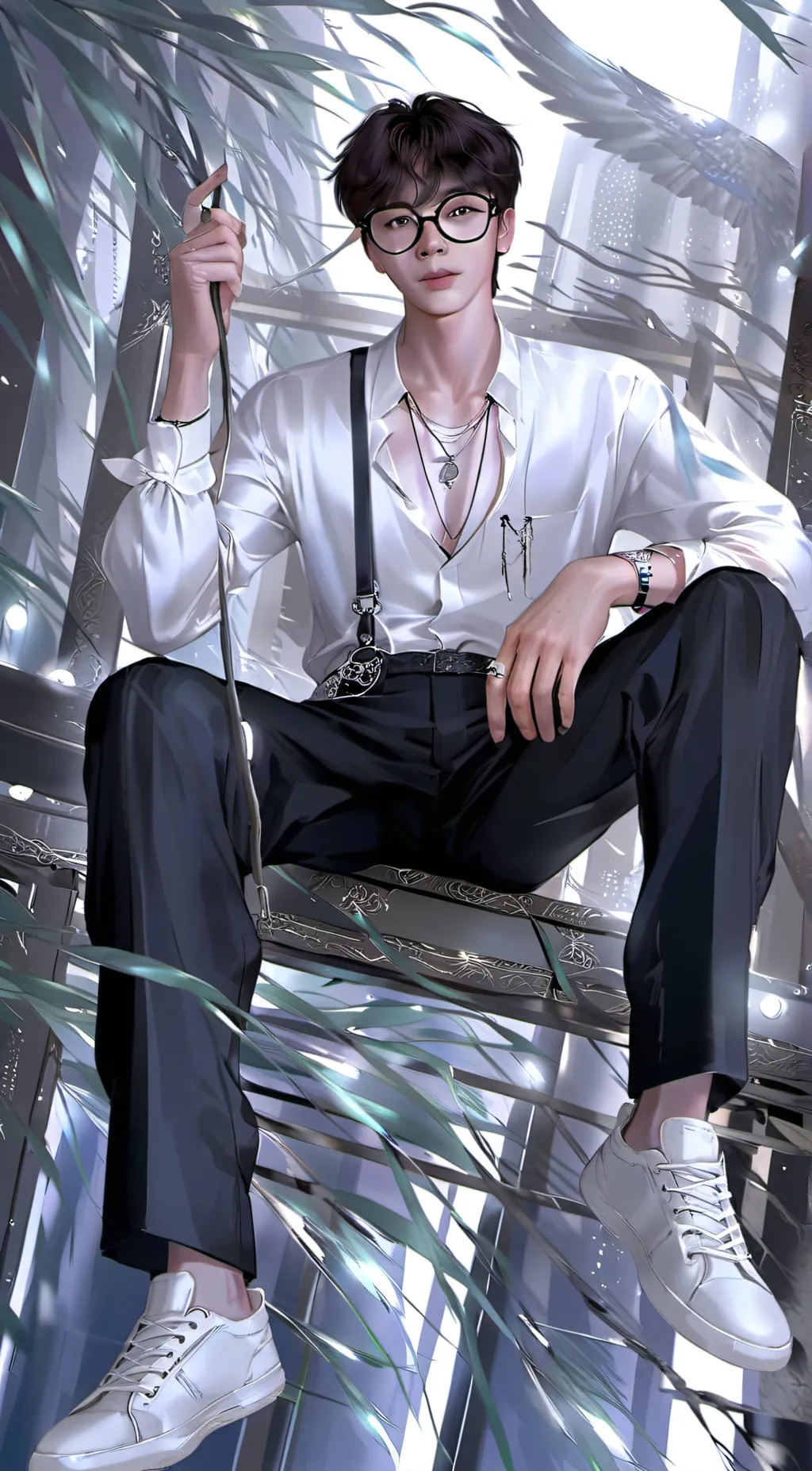 ai character: Jason  background