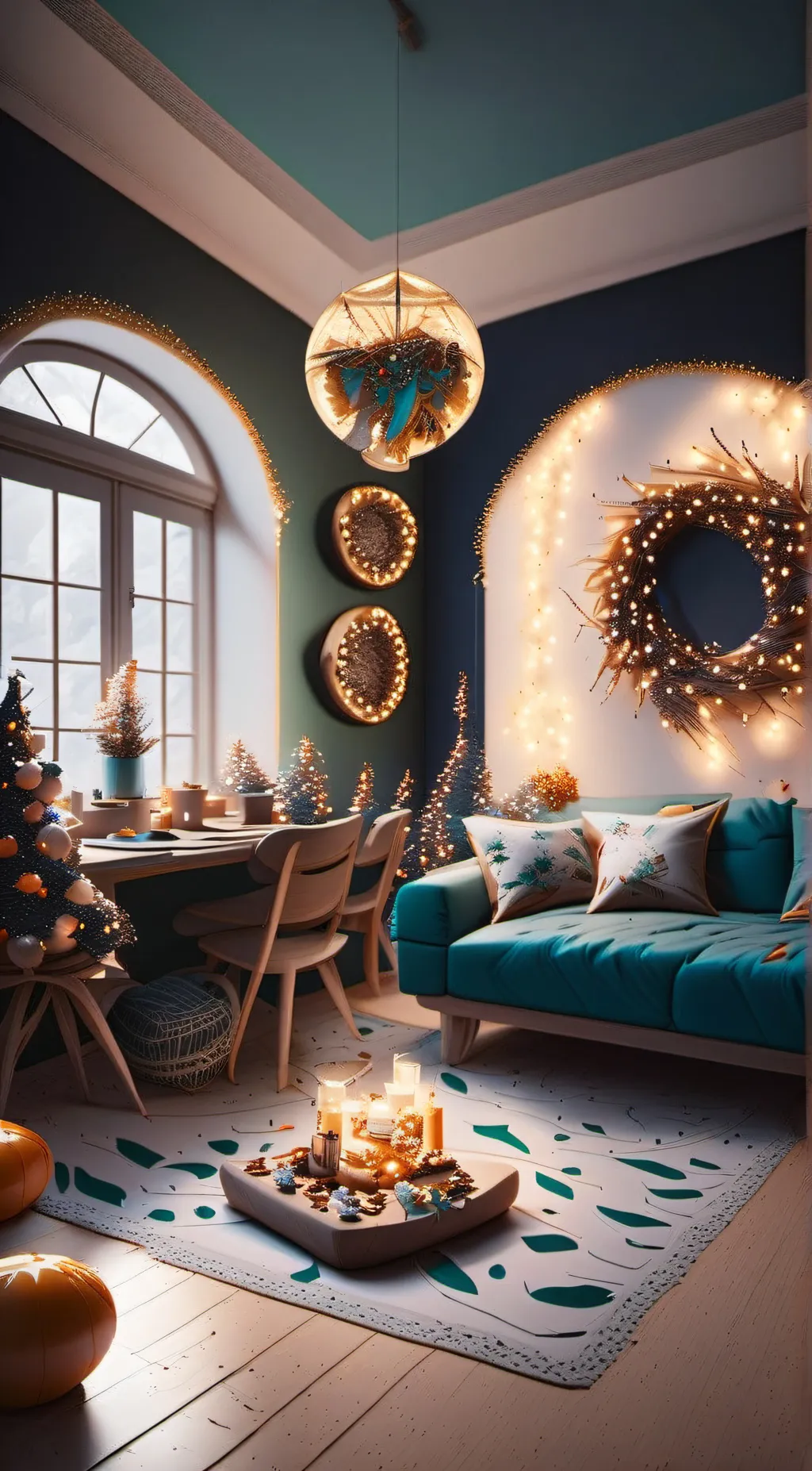 ai character: The sleepover background