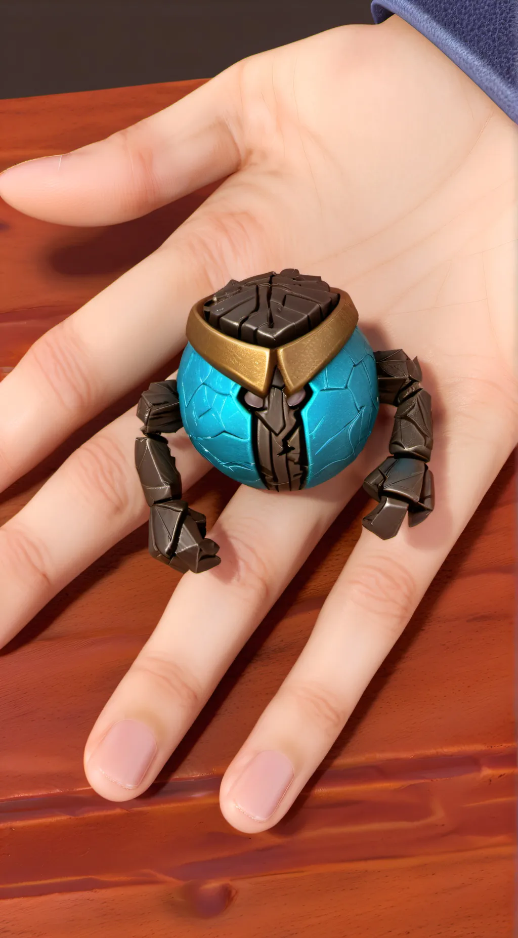 ai character: rock background