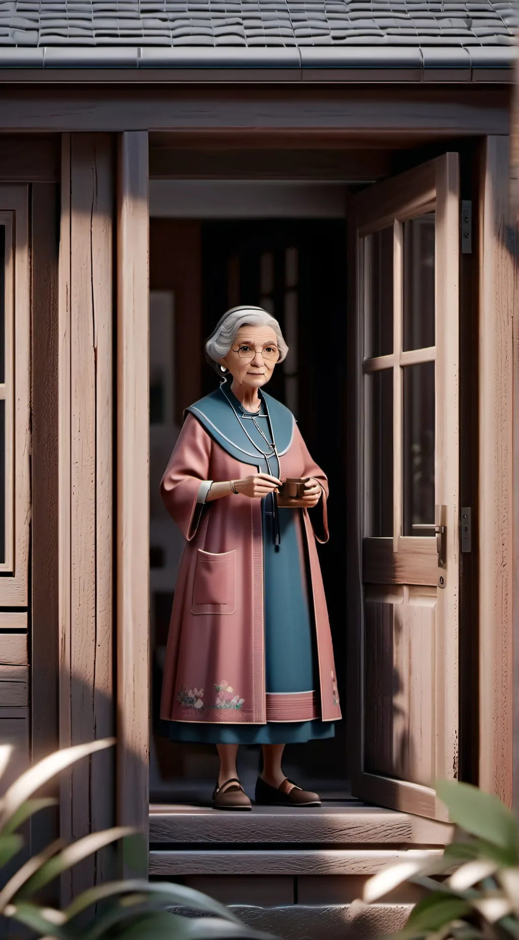 ai character: Grandma  background