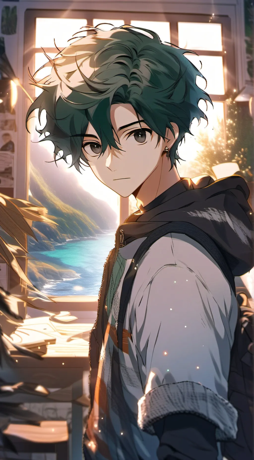 ai character: Yahiko Uchiha  background