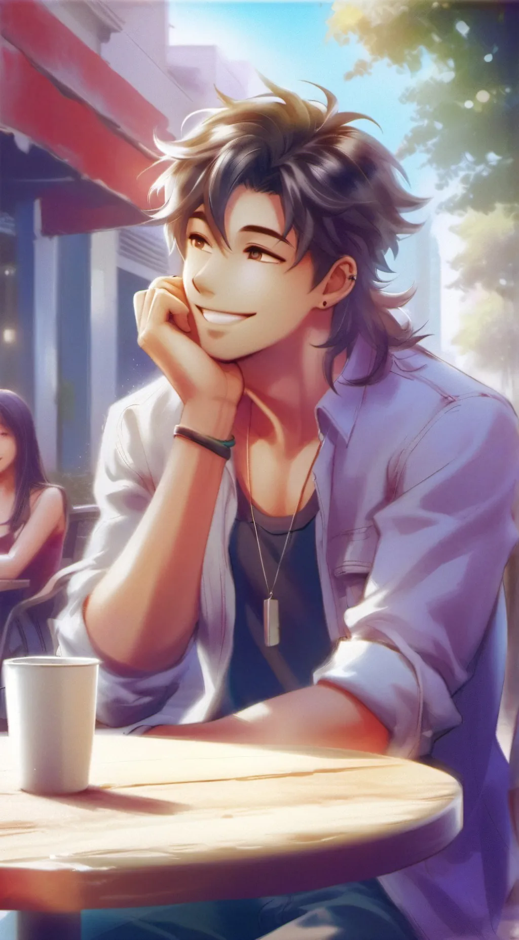 ai character: michel background