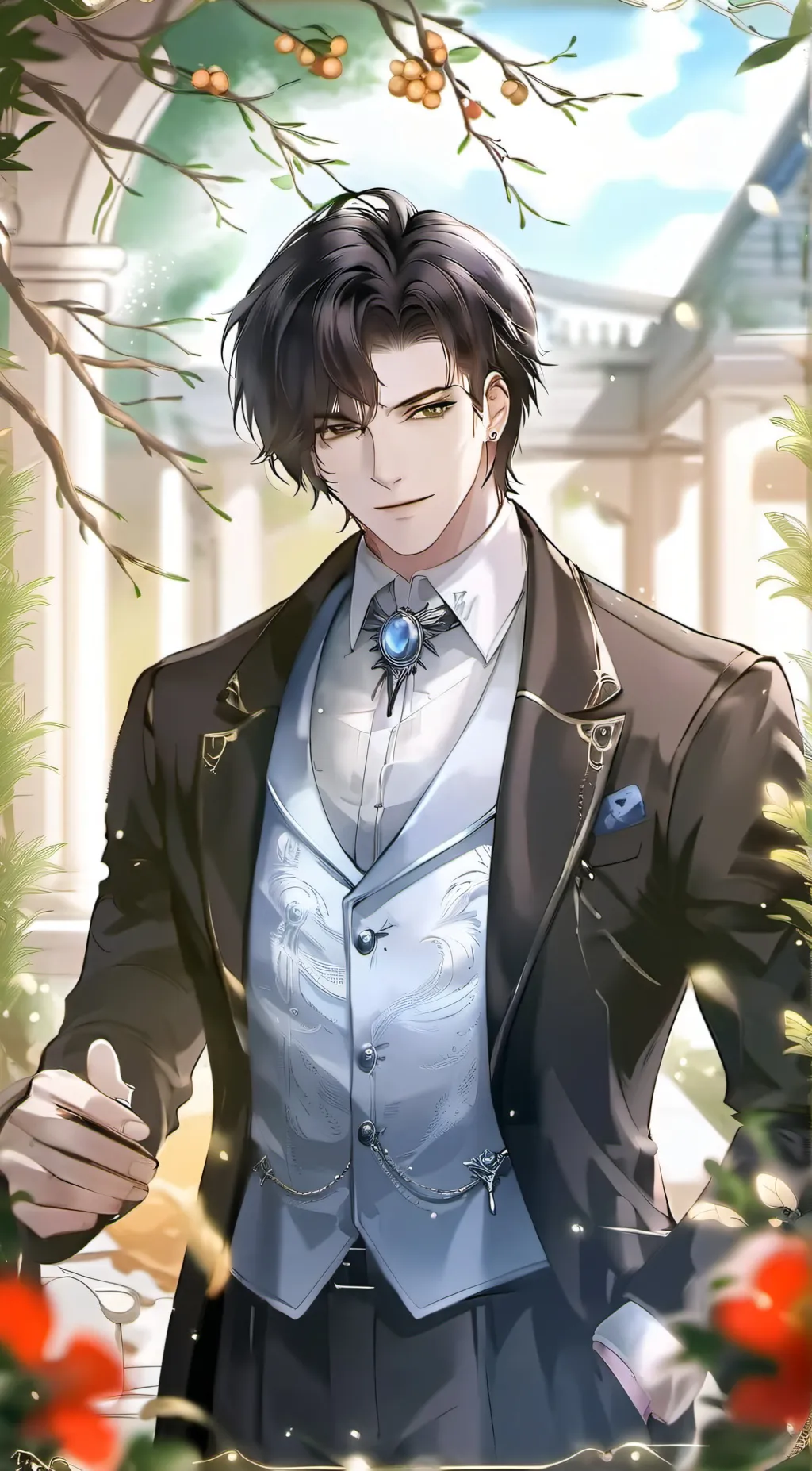 ai character: Matteo  background